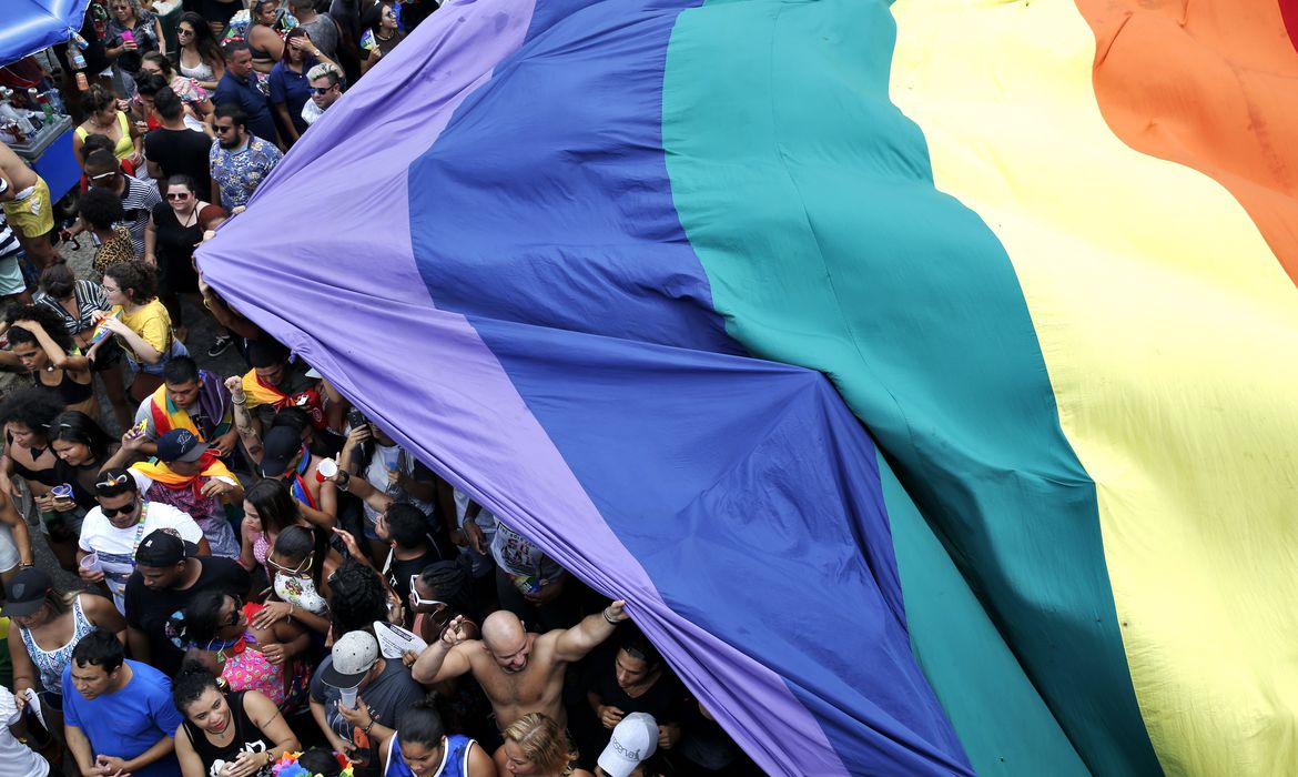 Rio de Janeiro - 22ª Parada do Orgulho LGBTI,  na Praia de Copacabana. (Tânia Rêgo/Agência Brasil)