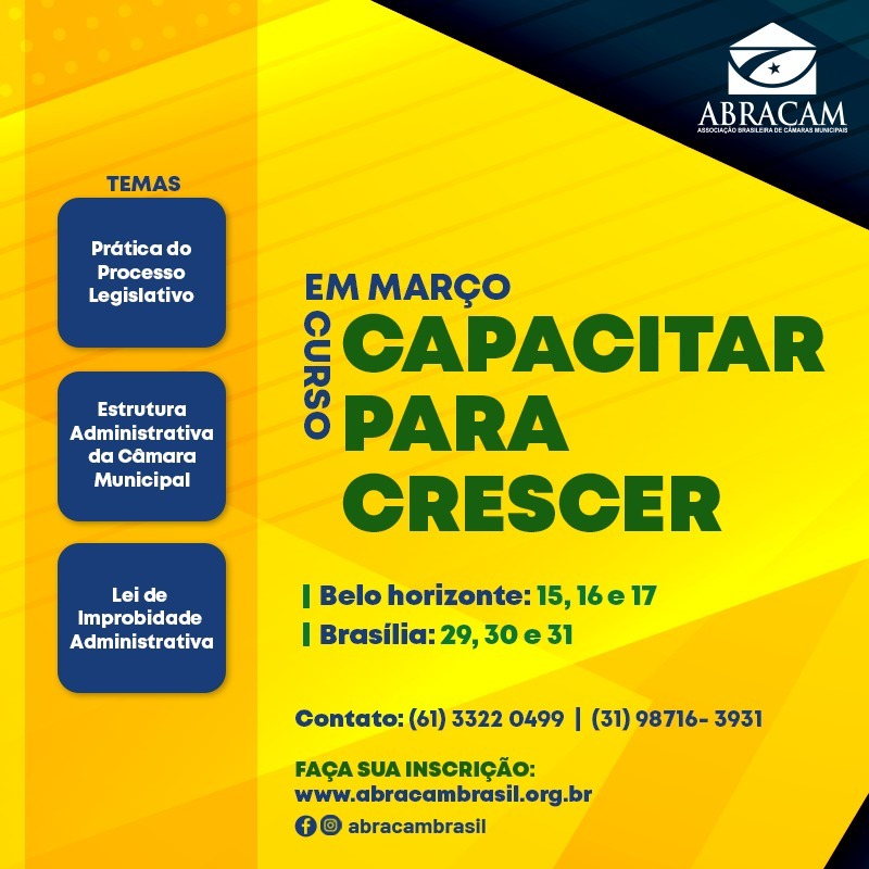 Curso: Capacitar para Crescer-Belo Horizonte/MG