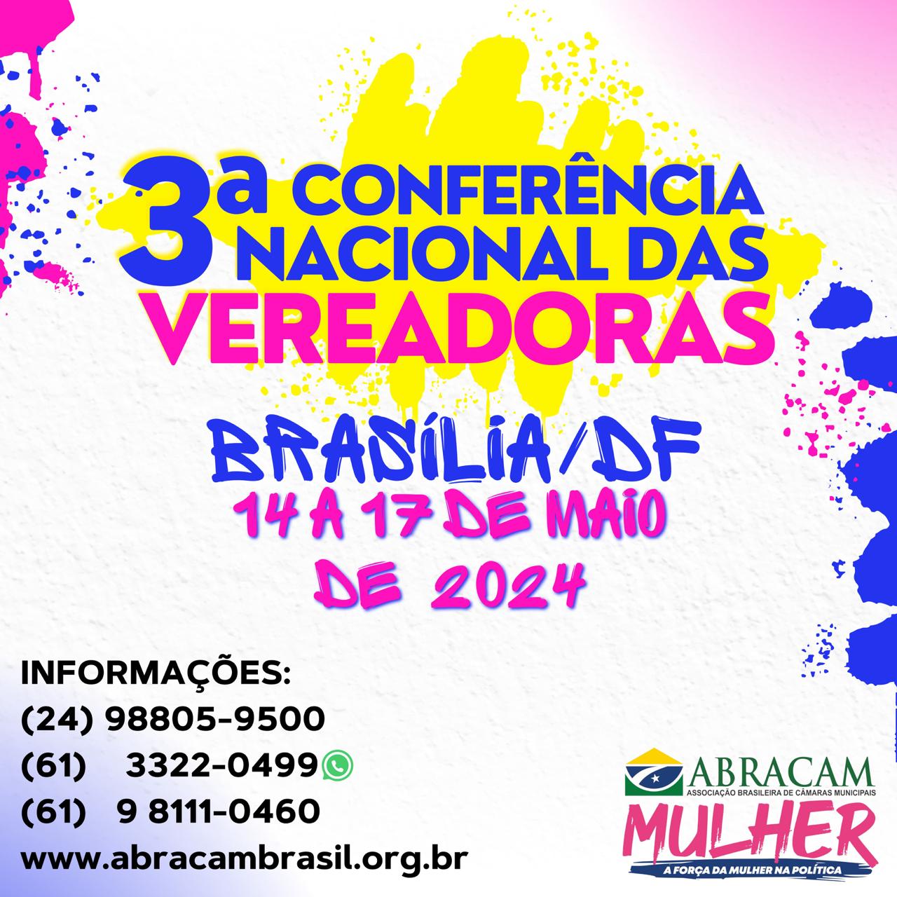 3 ª Conferência Nacional de Vereadoras em Brasília