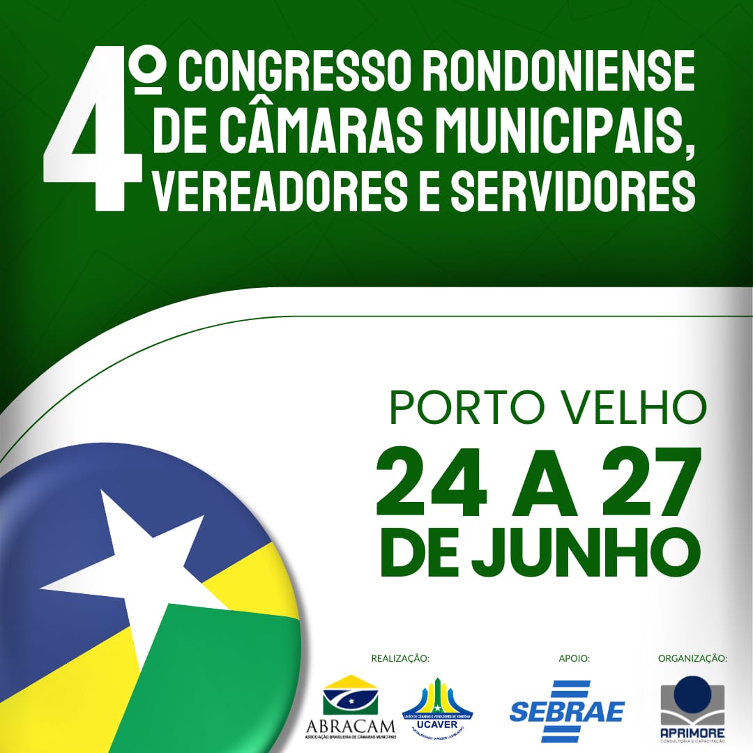 CONGRESSO RONDONIENSE DE CÂMARAS MUNICIPAIS 