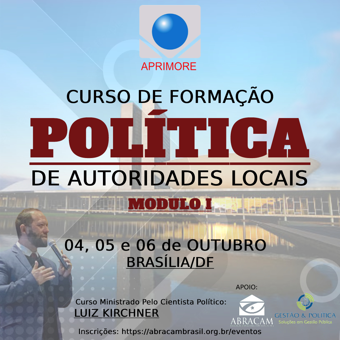CURSO DE FORMAÇÃO: POLÍTICA DE AUTORIDADES LOCAIS