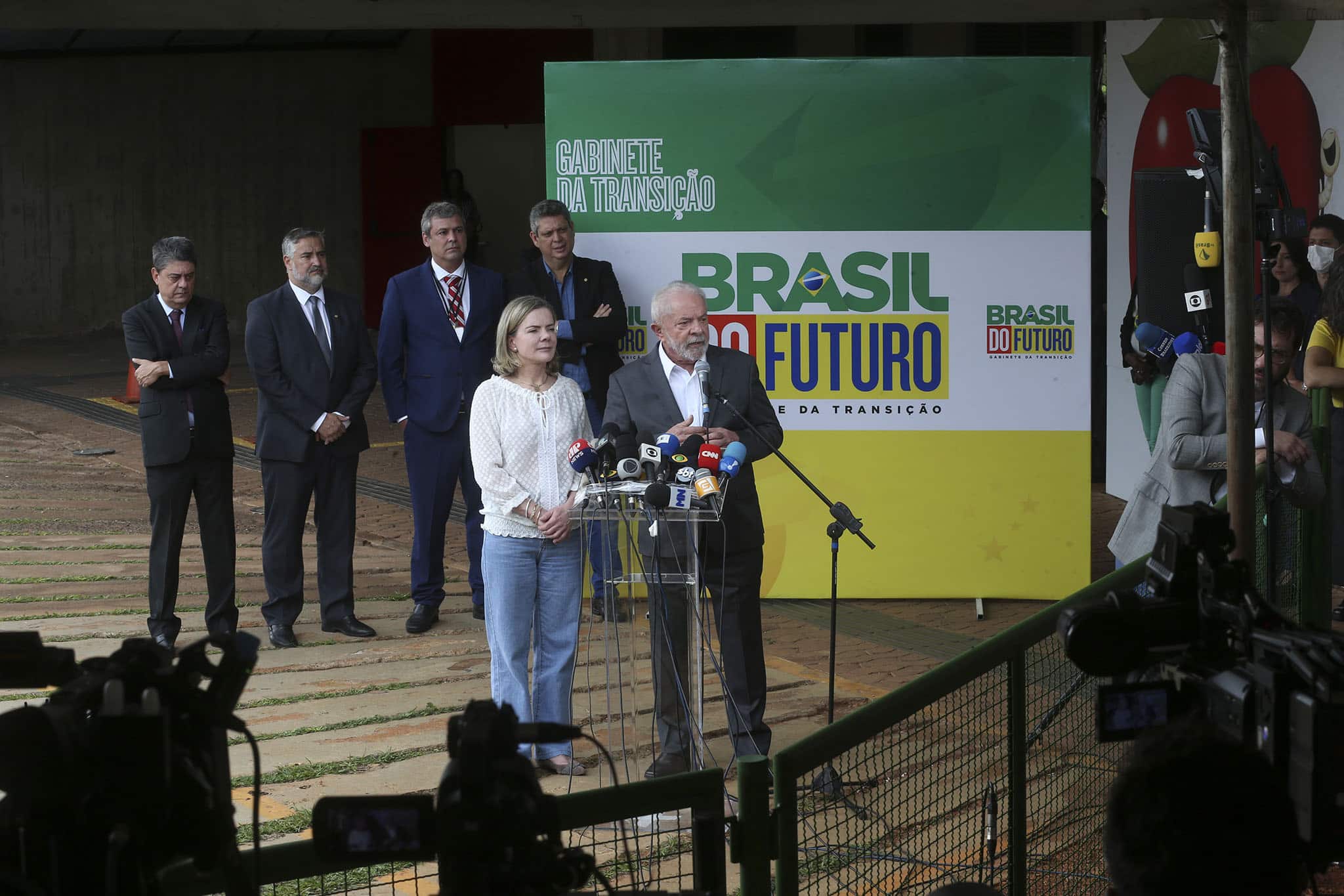 O Presidente Eleito Luiz Inacio Lula da Silva durante Entrevista no CCBB.