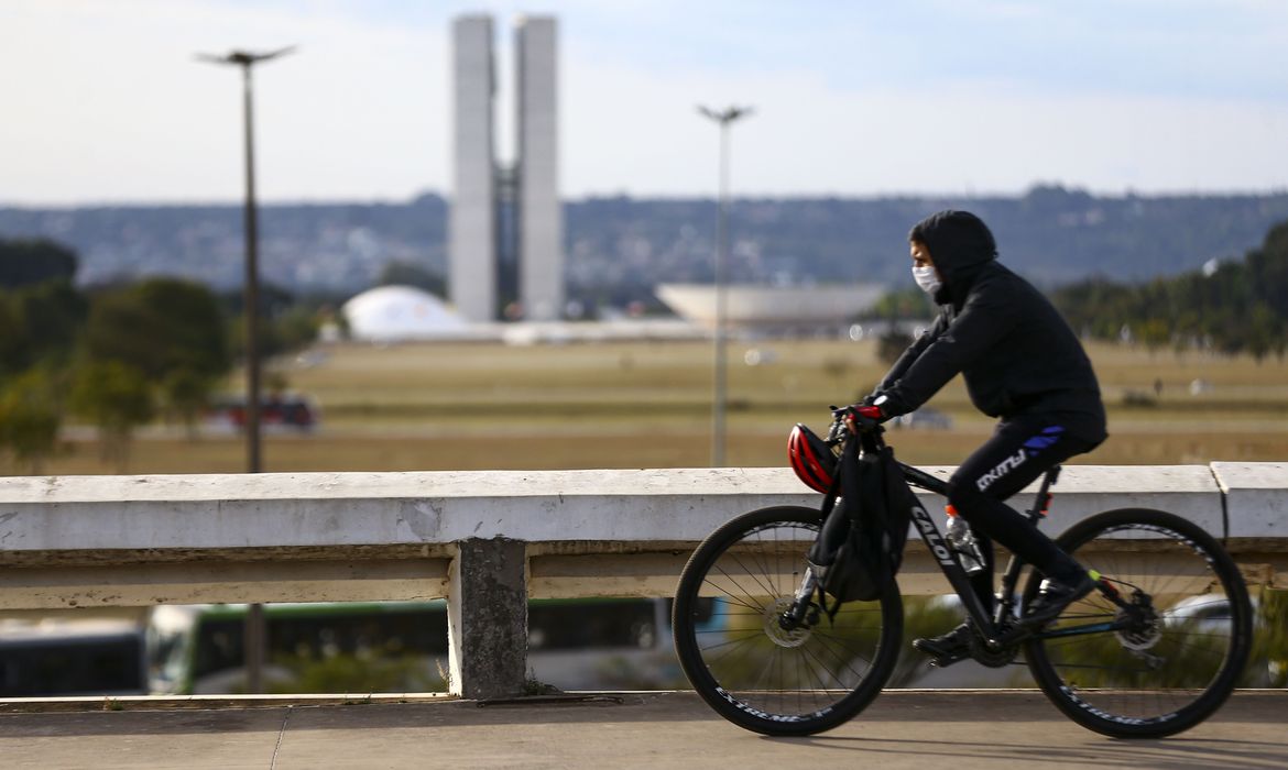 Baixas temperaturas em Brasília.