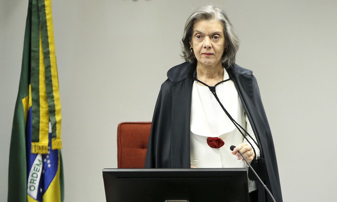 A presidente do Supremo Tribunal Federal (STF), Cármem Lúcia, durante a segunda e última audiência pública sobre descriminalização do aborto.