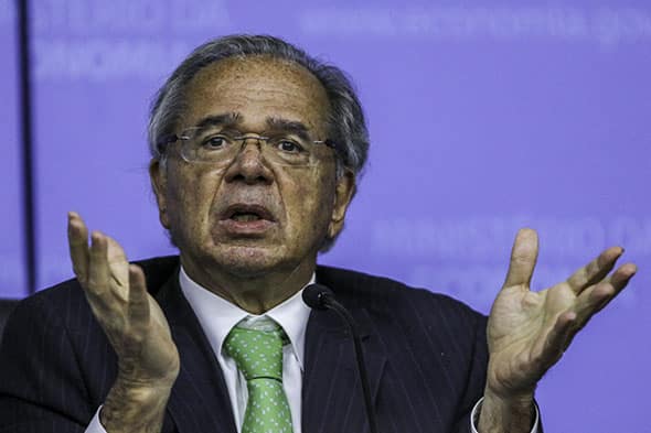 O ministro da Economia, Paulo Guedes,participa das comemorações dos 30 anos da Secretaria de Política Econômica (SPE)